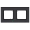 ATN441002 - ATLASDESIGN AQUA 2-постовая РАМКА IP44, КАРБОН
