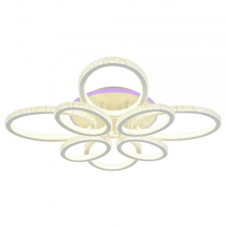 Светодиодная люстра 8033/4+4 WHT