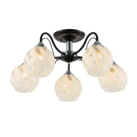 74310/5 BLACK+CHROME (4) Люстра 