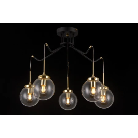 39177MD/5 MBK+GD (1) Люстра NW 