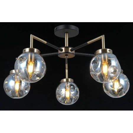 40383MD/5 MBK+AB (1) Люстра NW 