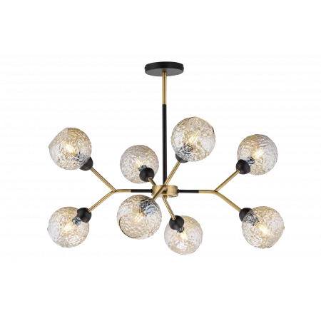 40268MD/8 MBK+AB (1) Люстра (NW) 