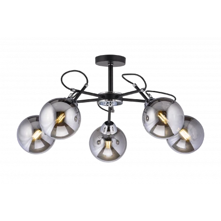 40317MD/5 MBK+CH (1) Люстра (NW) 