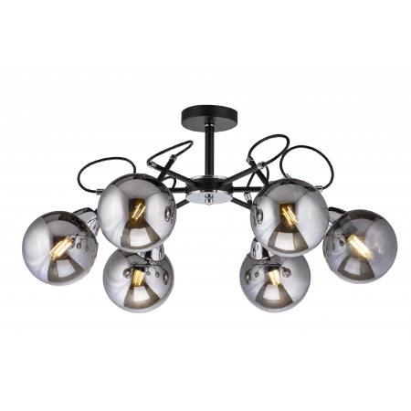 40317MD/6 MBK+CH (1) Люстра (NW) 