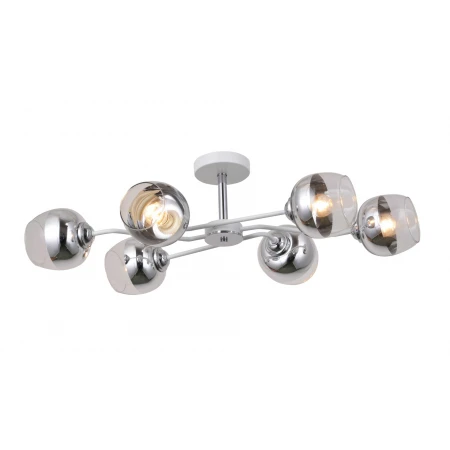 74524/6 CHROME+WHITE (1) Люстра (RL) 