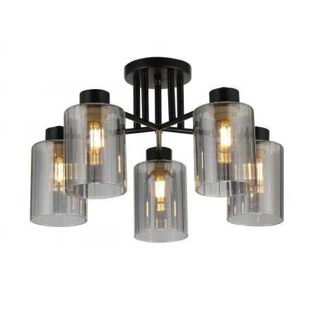 07338/5 BLACK (1) Люстра (RL) 