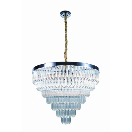 5731R/18 CHROME+CLEAR (1) Люстра (в 2-х коробках) NW 