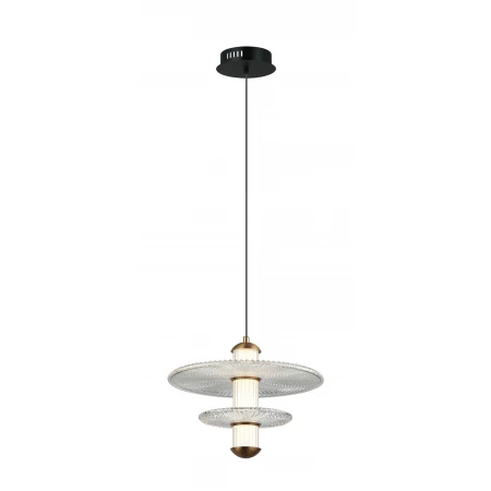 8438MDM-2S BK+GD BLACK+CLEAR (1) Люстра NW 