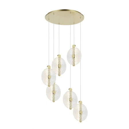 7055RMD-6BSP/CL BRASS PAINTED METAL (1) Люстра (NW) 