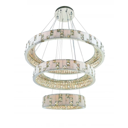 6029R/200W CHROME+CLEAR (1) Люстра (в 2-х коробках) NW 