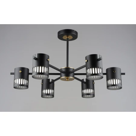 6674/6 BK+COP (1) Люстра (RL) # 