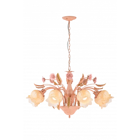 0988/8 PINK+GREEN (1) Люстра 