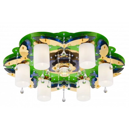 8369/6+1 GN+GD WT (1) Люстра # 