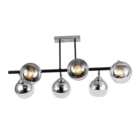 06782/6 CHROME+BLACK (1) Люстра (RL) 