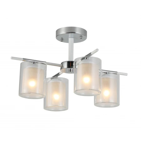 07389/4 CHROME+WHITE (2) Люстра (RL) 