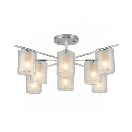 07389/8 CHROME+WHITE (1) Люстра (RL) 