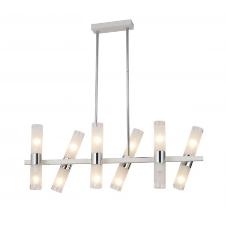 74784/12L WHITE+CHROME (1) Люстра (RL) # 