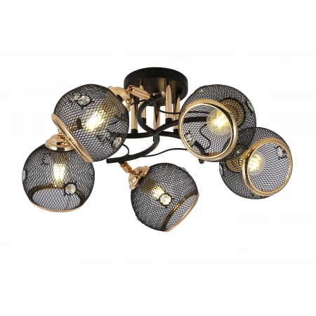06444/5 BLACK+GOLD (1) Люстра (RL) 