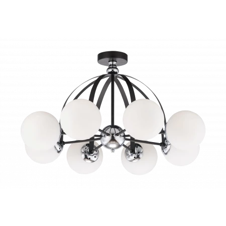 51389/8 CR+BK+WT (1) Люстра # 