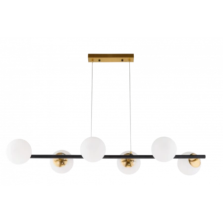 74542/6 ANTIQUE BRASS+BLACK (1) Люстра (RL) 