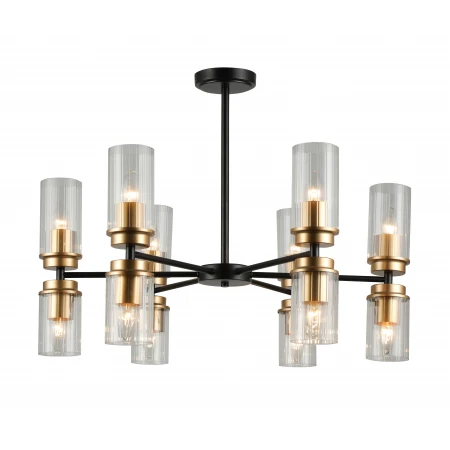 74671/6+6 GOLD+BLACK (1) Люстра (RL) # 