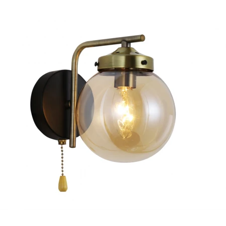 74405/1W BRONZE+BLACK (4) Настенный светильник (RL) # 