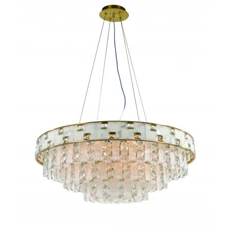 5860P/18 PLATING BRASS+CLEAR (1) Люстра (в 2-х коробках) NW  5860P/18 PLATING BRASS+CLEAR (1) Люстра (в 2-х коробках) NW