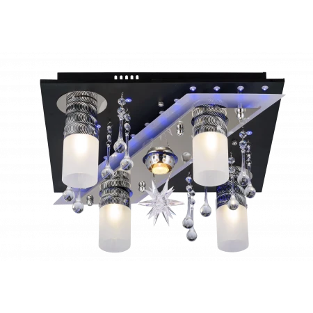 8118/4+1 BK+CR MIX (1) Люстра 