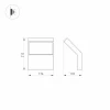 Уличный настенный светодиодный светильник Arlight LGD-Ecran-Wall-9W Warm3000 029989 Уличный настенный светодиодный светильник Arlight LGD-Ecran-Wall-9W Warm3000 029989
