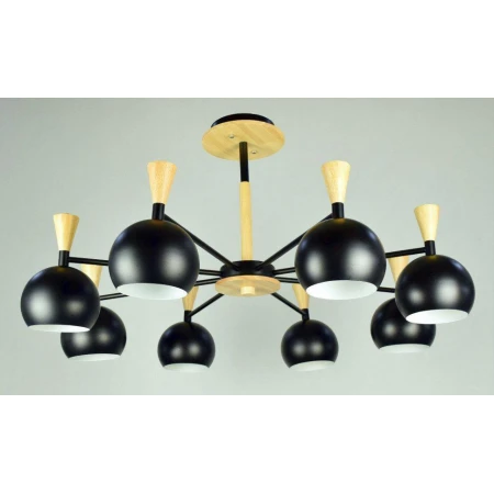 ФА-D2204/8 BK (1) светильник потолочный [01085605]