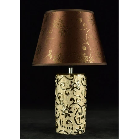 К-206F-8" Бронза+кофе (24) светильник настольный [01083126]