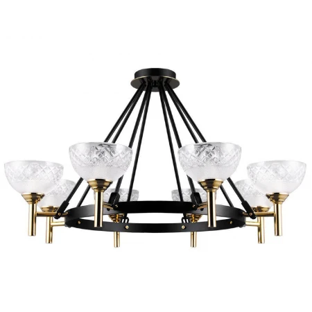 Люстра 3301/8H-GD-BK ЛЕФЕВР