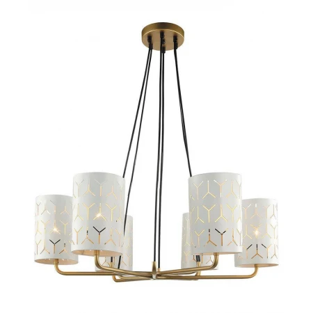 Люстра 4004/6P-GD-WT АВРИЛ