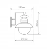 Уличный настенный светильник Talli D IP44 Elektrostandard GL 3002D брауни Уличный настенный светильник Talli D IP44 Elektrostandard GL 3002D брауни