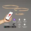 Светодиодная люстра с управлением по Wi-Fi Eurosvet 90280/3 золото Светодиодная люстра с управлением по Wi-Fi Eurosvet 90280/3 золото