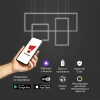 Светодиодная люстра с управлением по Wi-Fi Eurosvet 90278/3 сатин-никель Светодиодная люстра с управлением по Wi-Fi Eurosvet 90278/3 сатин-никель