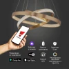 Светодиодная люстра с управлением по Wi-Fi Eurosvet 90276/3 медный Светодиодная люстра с управлением по Wi-Fi Eurosvet 90276/3 медный