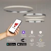 Светодиодная люстра с управлением по Wi-Fi Eurosvet 90275/3 хром Светодиодная люстра с управлением по Wi-Fi Eurosvet 90275/3 хром
