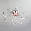 Потолочный светильник с LED подсветкой и пультом Eurosvet 90128/8 хром Потолочный светильник с LED подсветкой и пультом Eurosvet 90128/8 хром