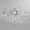 Потолочный светильник с LED подсветкой и пультом Eurosvet 90128/8 хром Потолочный светильник с LED подсветкой и пультом Eurosvet 90128/8 хром