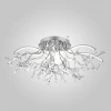 Хрустальная LED люстра Eurosvet 90036/8 хром Хрустальная LED люстра Eurosvet 90036/8 хром
