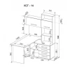 Стол компьютерный КСТ-14Л Стол компьютерный КСТ-14Л