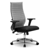 Кресло офисное Комплект 19/2D, светло-серый, черный, ткань