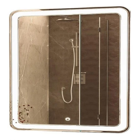 Зеркало настенное с подсветкой (80x80 см) Vita AM-Vit-800-800-DS-F