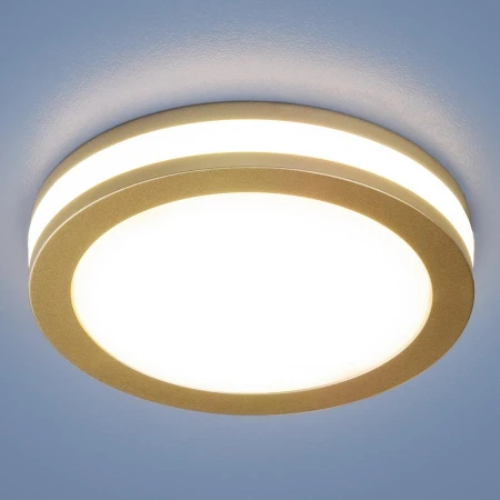 Точечный светильник Elektrostandard DSKR80 5W 4200K SGD золото матовый