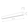 Настенный светильник Nowodvorski Straight Wall Led L 7560
