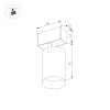 Трековый светодиодный светильник для магнитного шинопровода Arlight Mag-Spot-45-R85-12W Day4000 032646 Трековый светодиодный светильник для магнитного шинопровода Arlight Mag-Spot-45-R85-12W Day4000 032646
