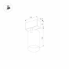 Трековый светодиодный светильник для магнитного шинопровода Arlight Mag-Spot-25-R120-12W Day4000 033241 Трековый светодиодный светильник для магнитного шинопровода Arlight Mag-Spot-25-R120-12W Day4000 033241