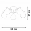 Потолочная люстра Vitaluce V4285-0/5PL