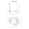 Подвесная люстра Arte Lamp Vincent A7790SP-15BK Подвесная люстра Arte Lamp Vincent A7790SP-15BK